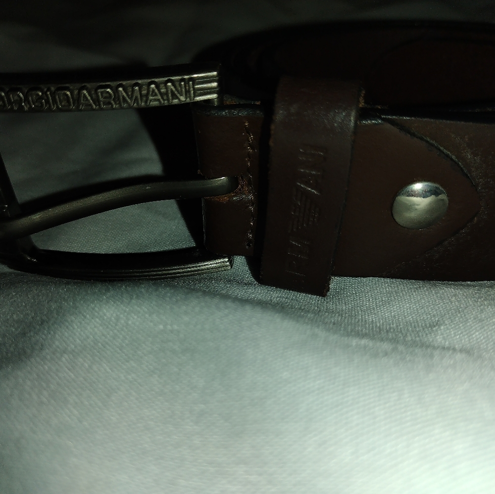 Giorgio Armani belt men's large 34-36